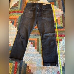 Imogene + Willie Dark Wash Black Straight Leg Jeans – Women’s Size 28